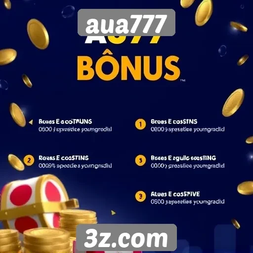 Benefícios de bônus e promoções no aua777